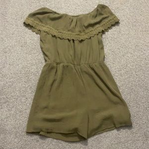 Army Green Romper
